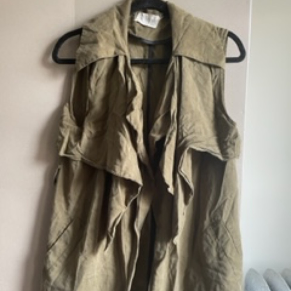 Just Found Army Green Oversized Vest